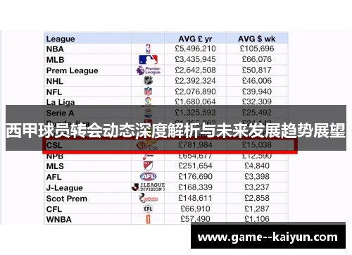 西甲球员转会动态深度解析与未来发展趋势展望